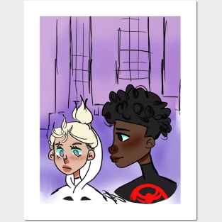 Miles and Gwen Posters and Art